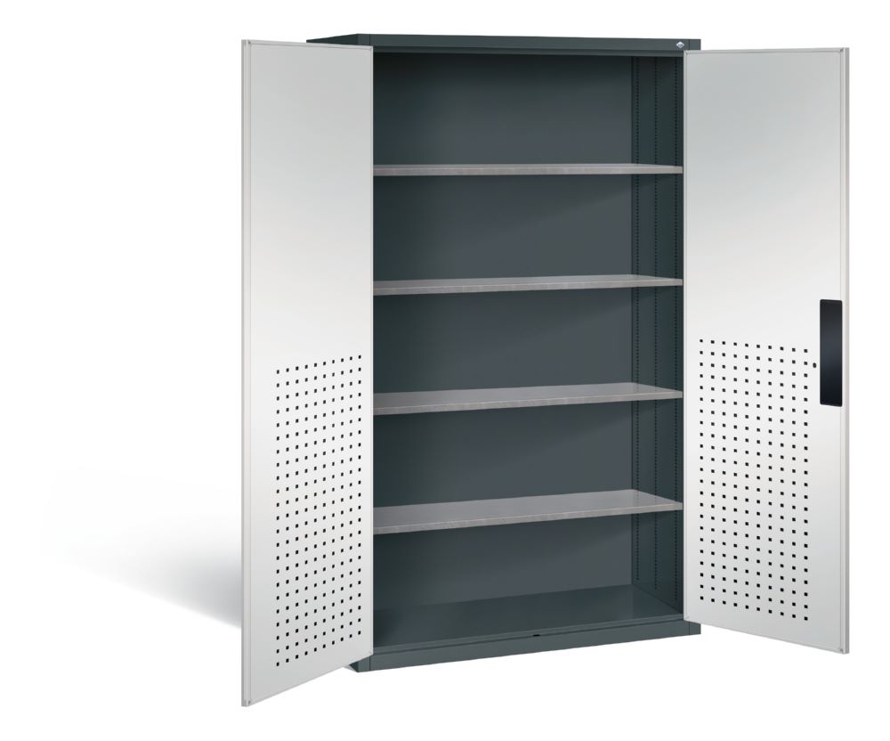 Produktbild C+P Magazinschrank Serie 13 1950 x 1100 x 535 mm anthrazit lichtgrau bild 2