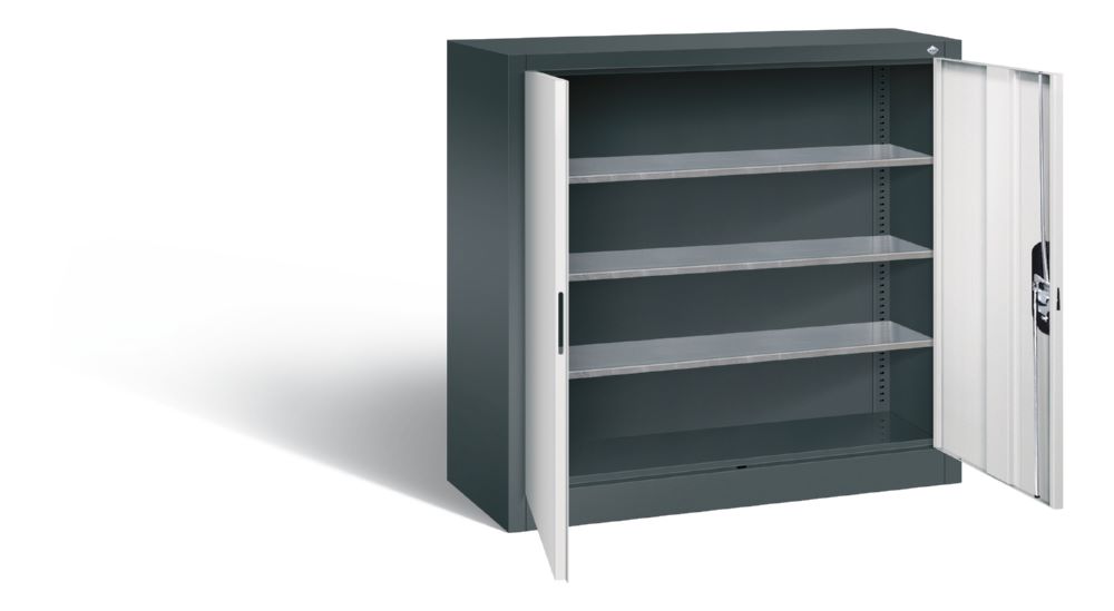 Produktbild C+P Magazinschrank mit Ergo Lock anthrazit lichtgrau 1000 x 420 x 1000 mm bild 2
