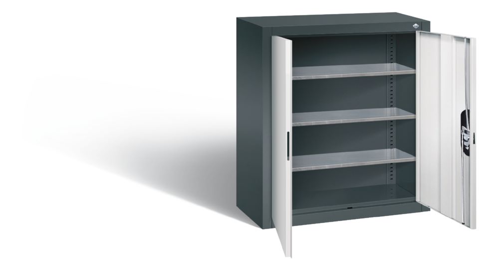 Produktbild C+P Magazinschrank als Hängeschrank anthrazit lichtgrau 700 x 300 x 830 mm bild 2