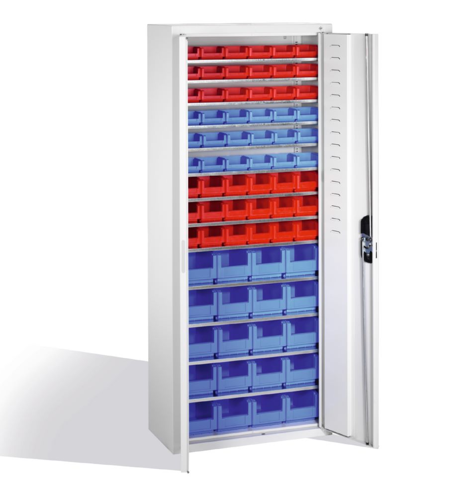 Produktbild C+P Magazinschrank Serie 13 hellgrau 700 x 300 x 1690 mm bild 2