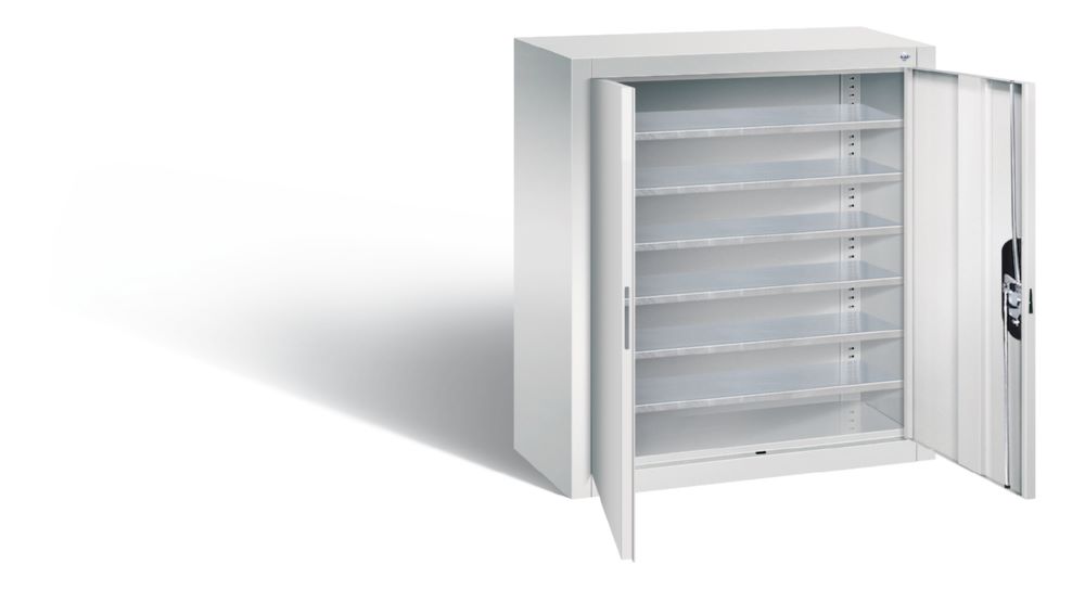 Produktbild C+P Magazinschrank Türen in lichtgrau 700 x 300 x 830 mm bild 2