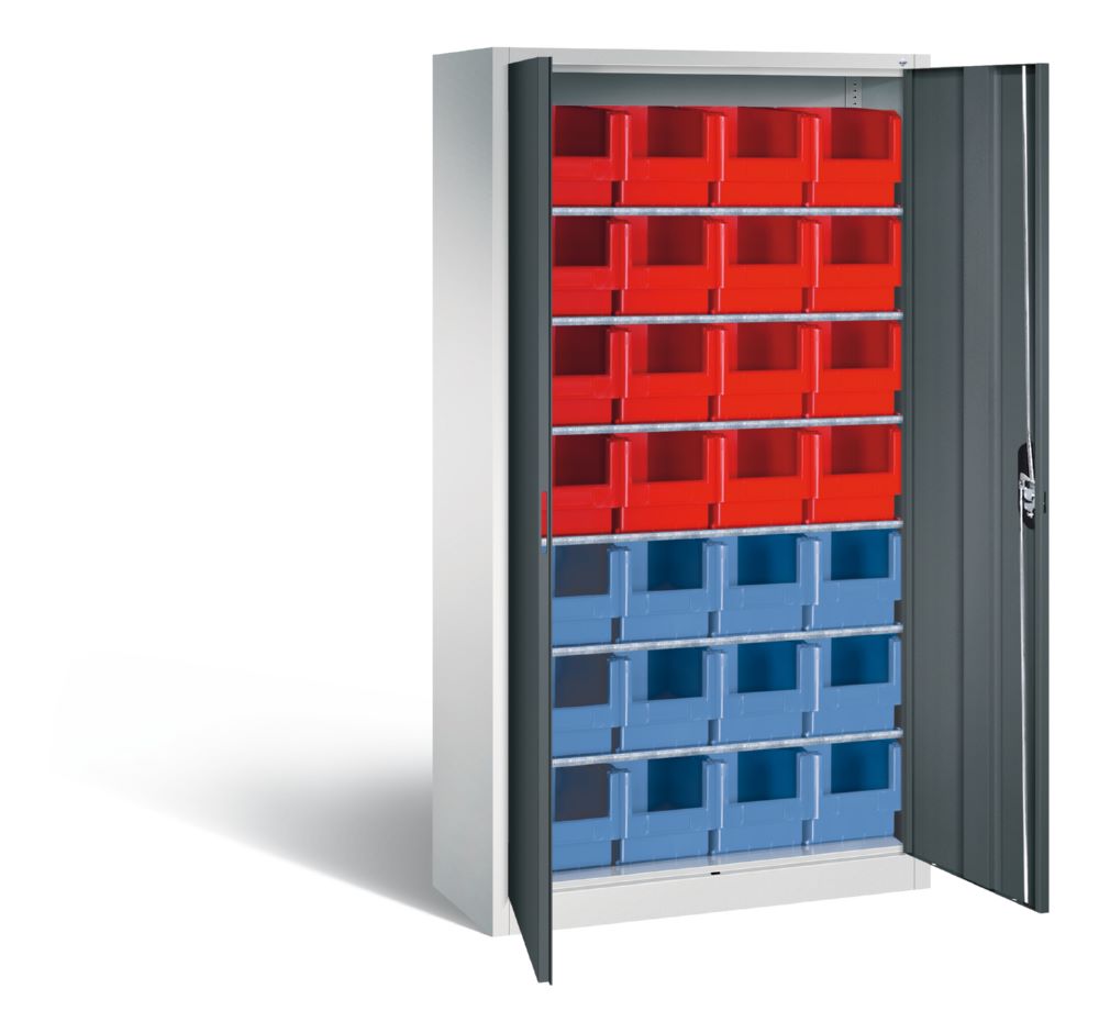 Produktbild C+P Magazinschrank 28 Lagerschränke grau anthrazit 1000 x 420 x 1980 mm bild 2