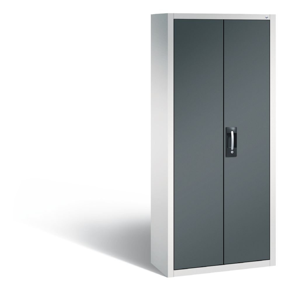 Produktbild C+P Magazinschrank Serie 13 mit 60 Lagerkästen dunkelgrau 700 x 300 x 1690 mm bild 1