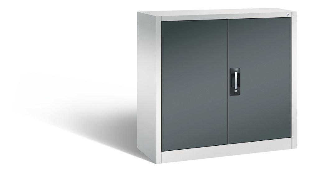 Produktbild C+P Magazinschrank mit Stahltüren in anthrazit 1000 x 420 x 1000 mm