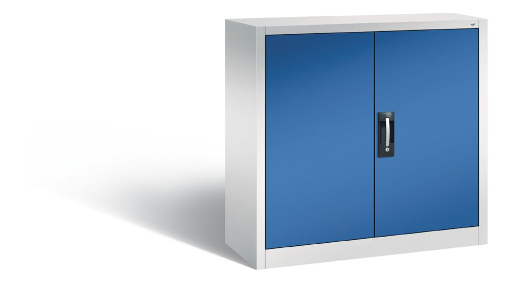 Produktbild C+P Magazinschrank aus Stahl 24 Lagerkästen enzianblau 1000 x 420 x 1000 mm