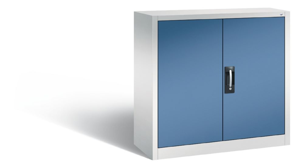 Produktbild C+P Magazinschrank 57 Lagerkästen 2 Türen in fernblau 1000 x 420 x 1000 mm