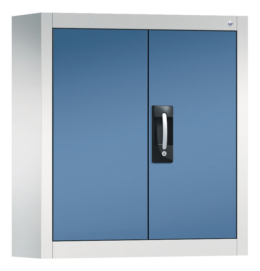 Produktbild C+P Magazinschrank in lichtgrau und fernblau 700 x 300 x 830 mm