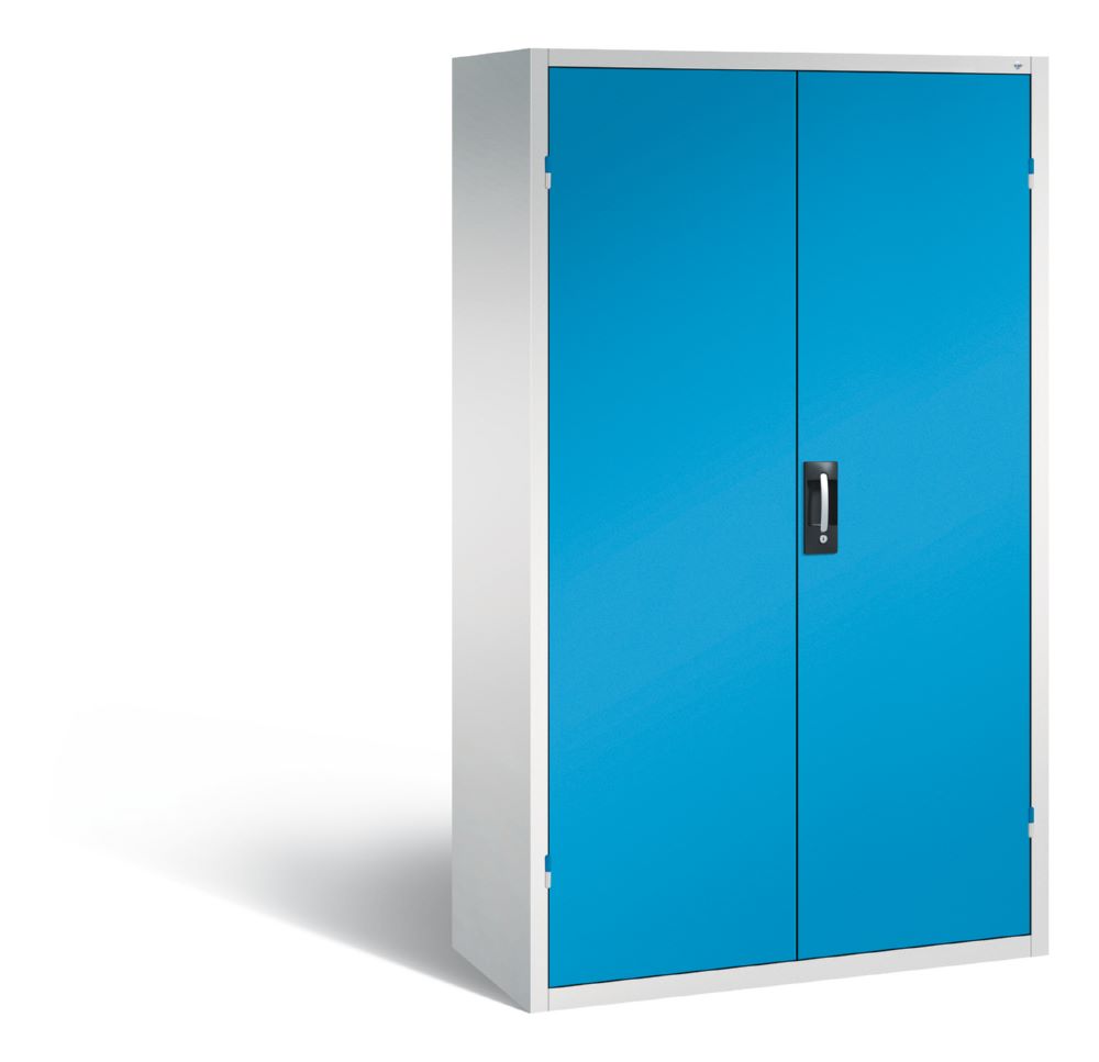 Produktbild C+P Magazinschrank 142 Sichtlagerkästen H 1950 x B 1100 mm lichtgrau lichtblau