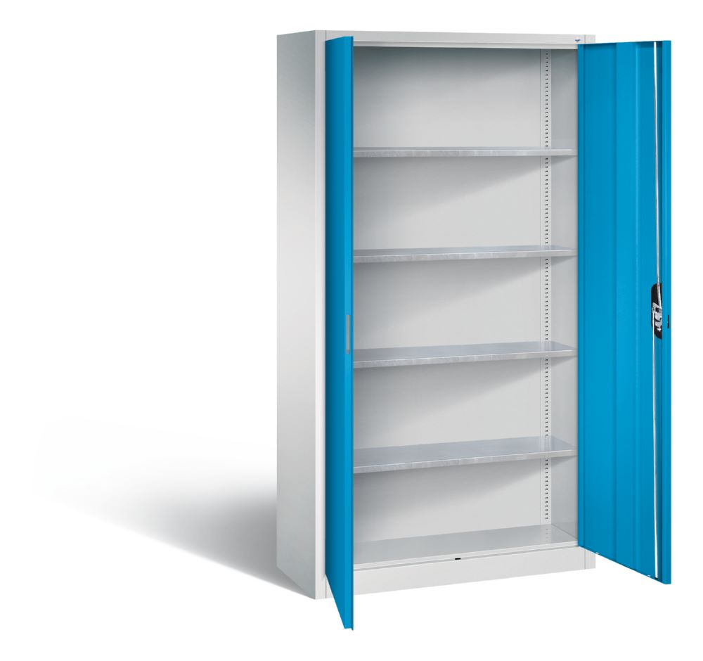 Produktbild C+P Magazinschrank mit 4 Fachböden lichtblau 1000 x 420 x 1980 mm bild 2