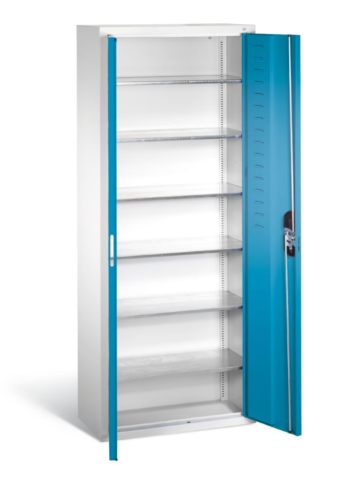 Produktbild C+P Magazinschrank 6 Einlegeböden lichtblau grau 700 x 300 x 1690 mm bild 2