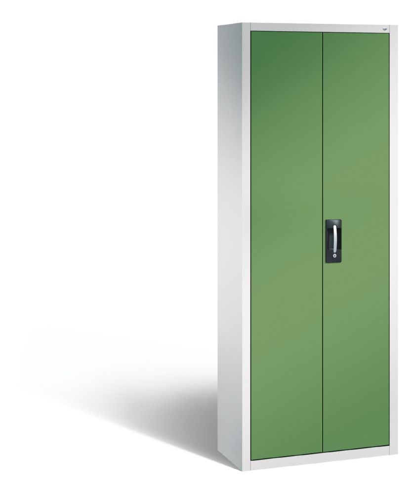 Produktbild C+P Magazinschrank 9 Einlegeböden aus Stahl resedagrün 700 x 300 x 1980 mm