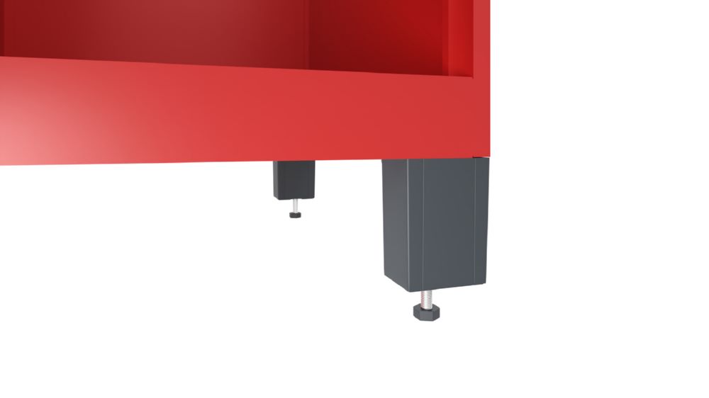 Produktbild C+P Niveauregulierungs Set für Füße 25 mm von Feuerwehrschrank