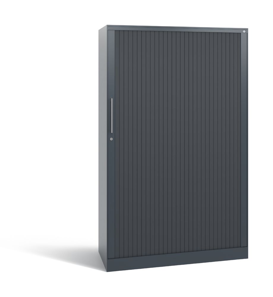 Produktbild C+P Großer Rollladenschrank Asisto Lamellen in dunkelgrau 1000 x 435 x 1639 mm
