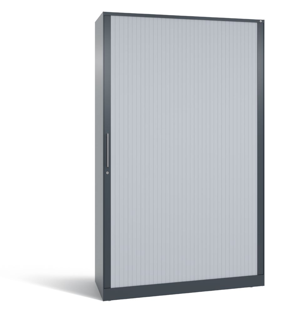 Produktbild C+P Rollladenschrank Asisto H 1980 x  B 1200 x T 435 mm anthrazit weißaluminium