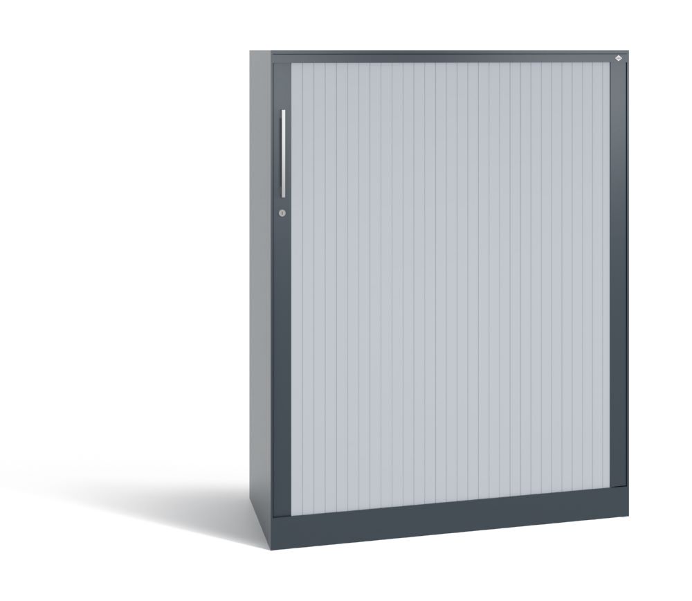 Produktbild C+P Rollladenschrank Asisto bis 70 kg grau aluweiß 1000 x 435 x 1310 mm
