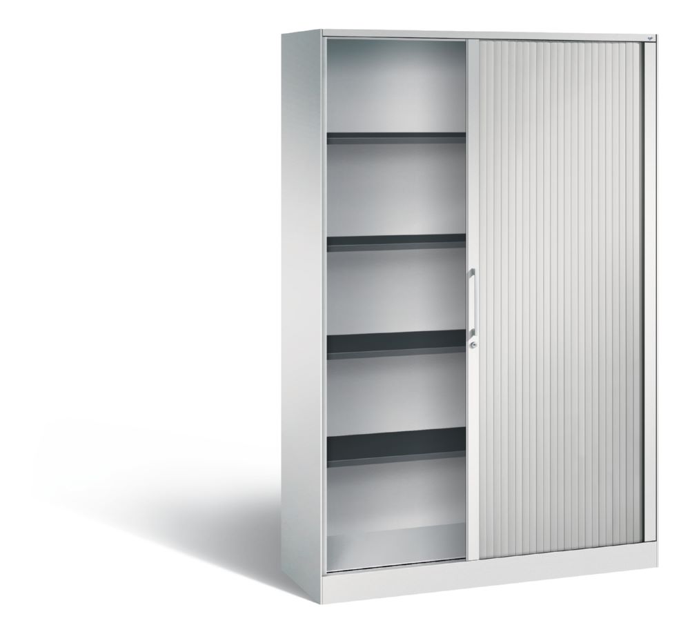 Produktbild C+P Rollladenschrank Asisto H 1980 x B 1200 x T 435 mm in lichtgrau bild 2