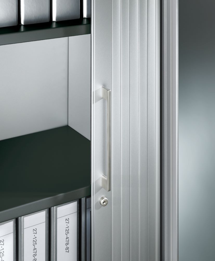 Produktbild C+P Rollladenschrank Asisto H 1980 x B 1200 x T 435 mm in lichtgrau bild 3