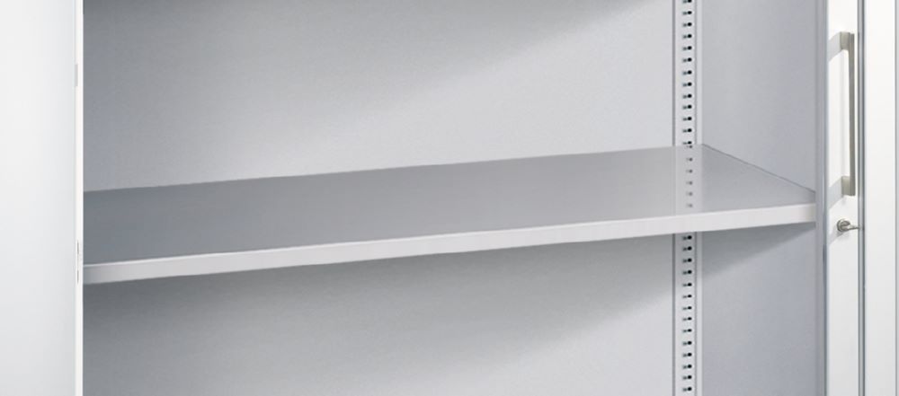 Produktbild C+P Rollladenschrank seitliche Lamellen Asisto lichtgrau 1000 x 435 x 1980 mm bild 3