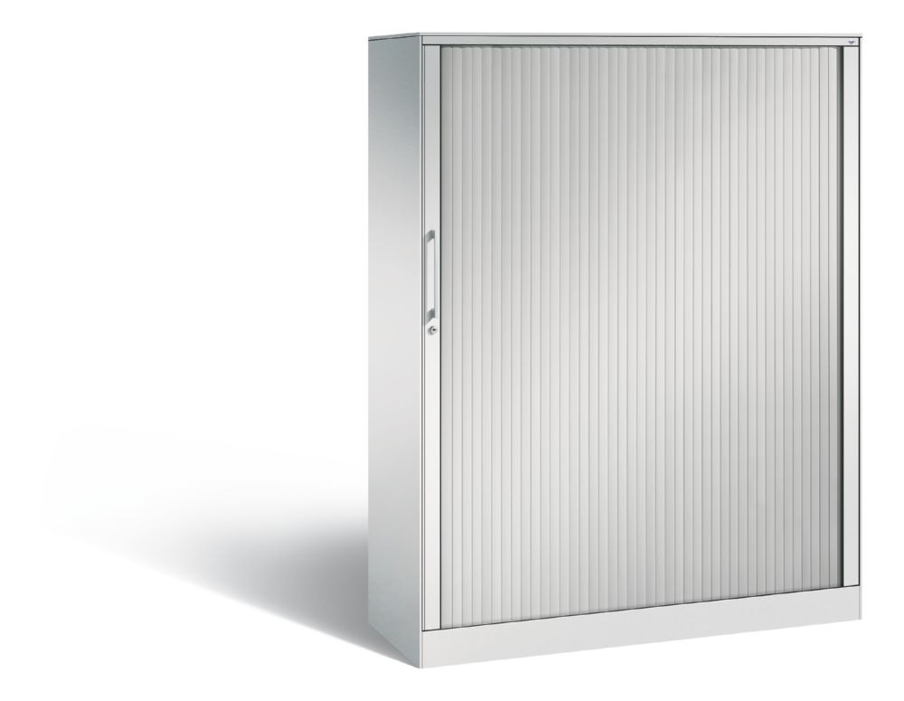 Produktbild C+P Rollladenschrank Asisto Korpus und Lamellen in lichtgrau 1200 x 435 x 1639 mm