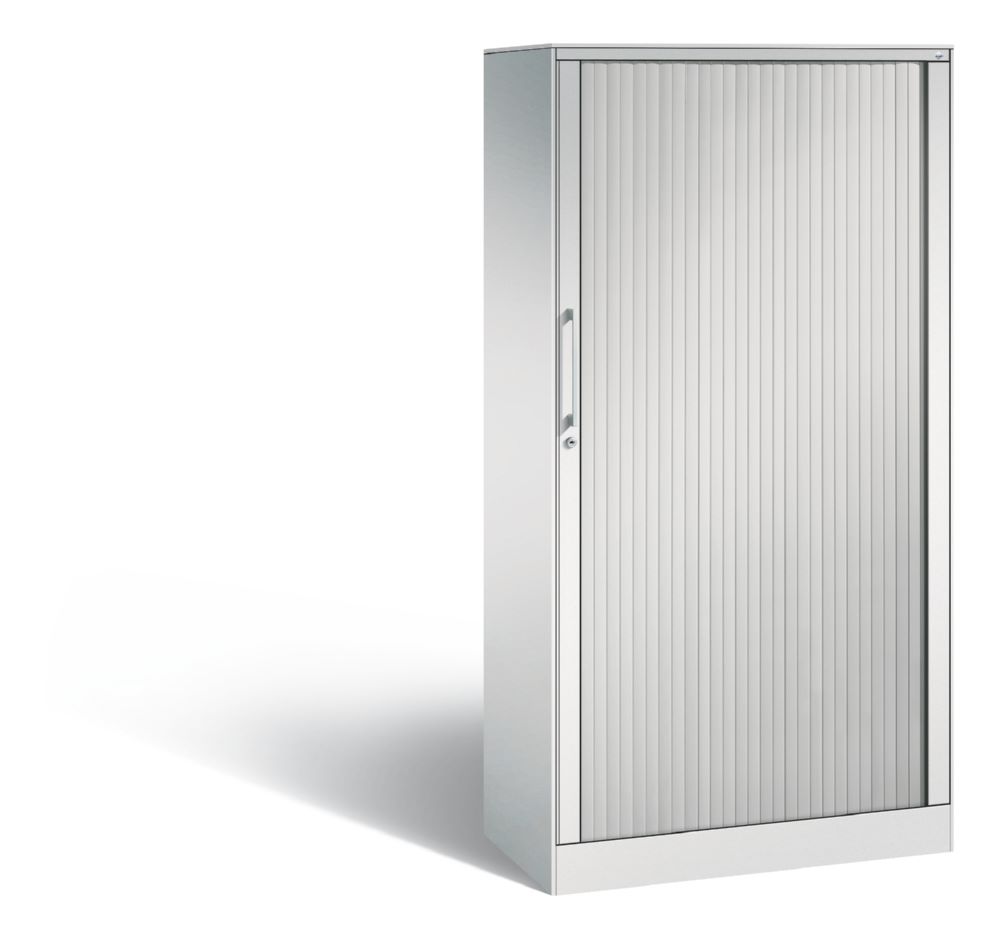 Produktbild C+P Großer Rollladenschrank Asisto 3 Böden lichtgrau 800 x 435 x 1639 mm