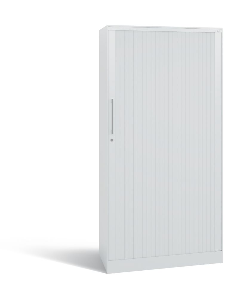 Produktbild C+P Großer Rollladenschrank Asisto 3 Böden lichtgrau 800 x 435 x 1639 mm bild 3