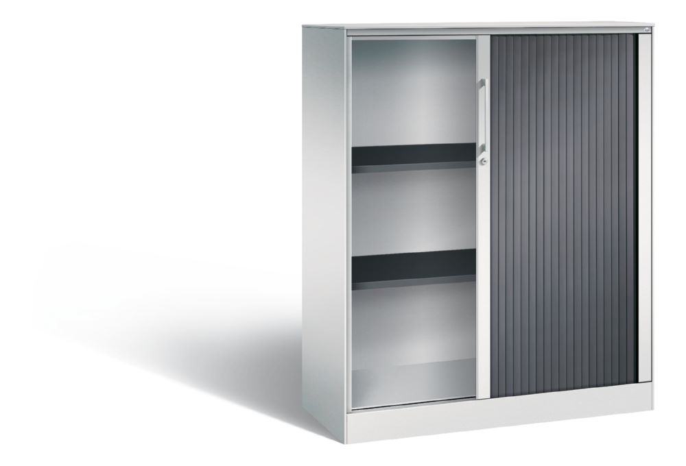 Produktbild C+P Rollladenschrank Asisto bis 70 kg Last lichtgrau 1000 x 435 x 1310 mm bild 2