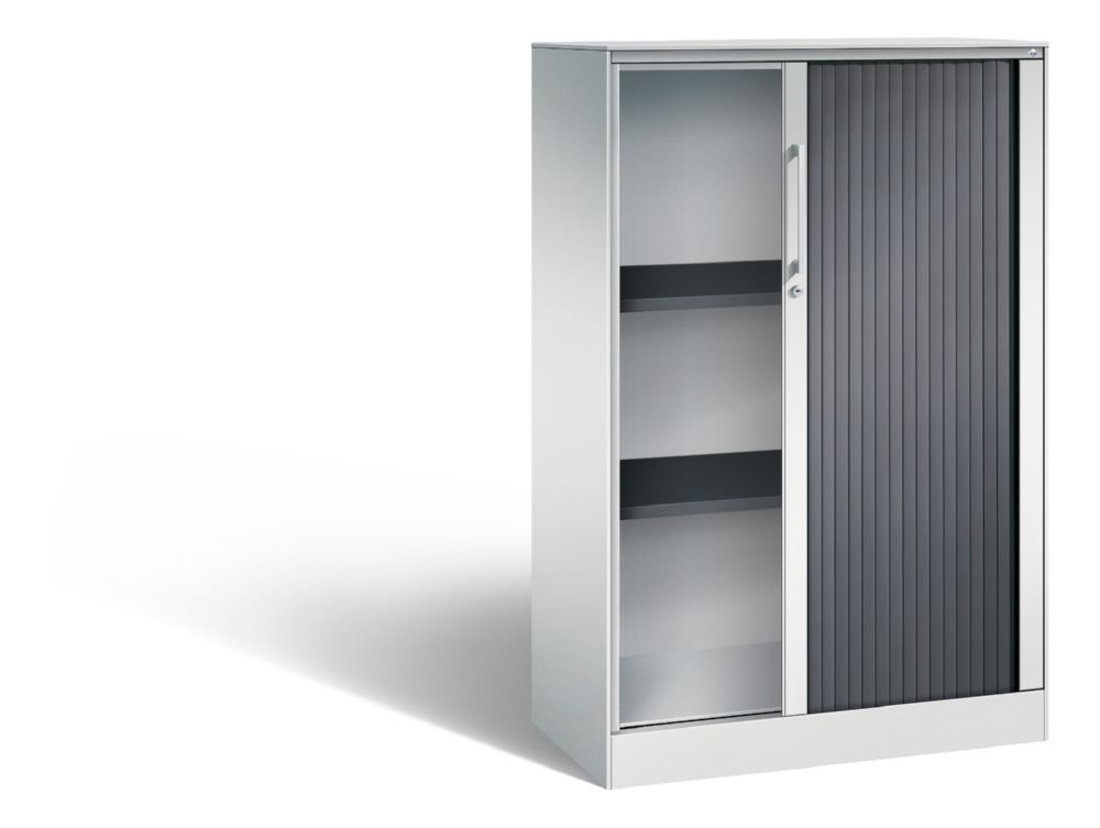 Produktbild C+P Rollladenschrank aus Stahl Asisto 2 Innenfächer 800 x 435 x 1310 mm bild 2