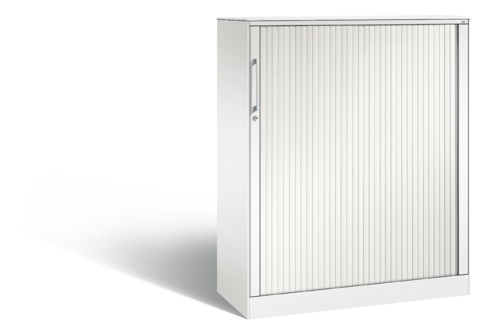 Produktbild C+P Rollladenschrank Asisto 2 Böden verkehrsweiß 1000 x 435 x 1310 mm