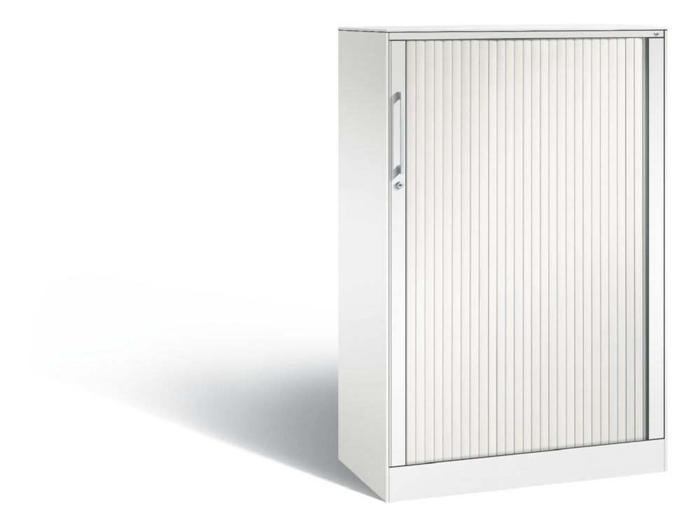Produktbild C+P Rollladenschrank fürs Büro Asisto weiß 800 x 435 x 1310 mm