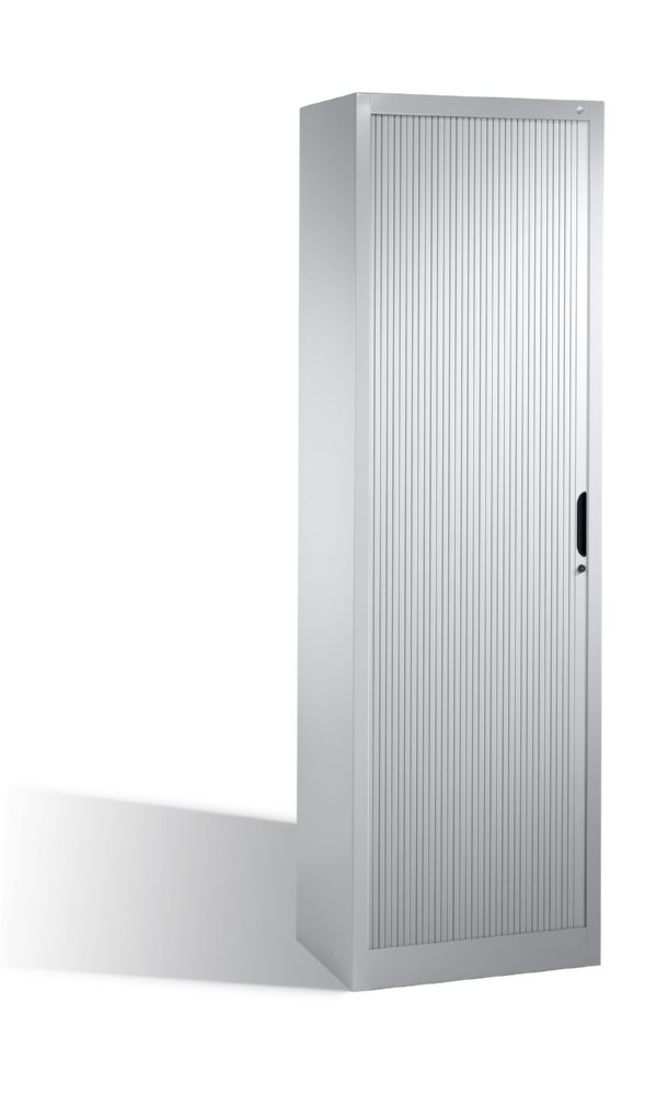 Produktbild C+P Rollladenschrank Omnispace 4 Fachböden lichtgrau 600 x 420 x 1980 mm