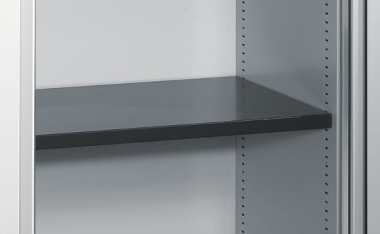 Produktbild C+P Rollladenschrank Omnispace 4 Fachböden lichtgrau 600 x 420 x 1980 mm bild 3