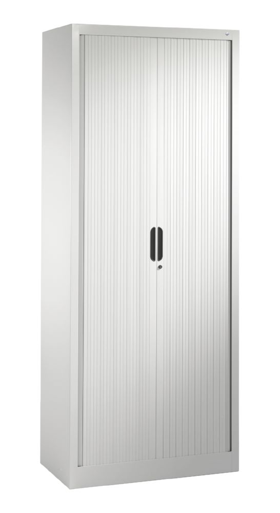 Produktbild C+P Rollladenschrank Omnispace 4 Fachböden lichtgrau 800 x 420 x 1980 mm