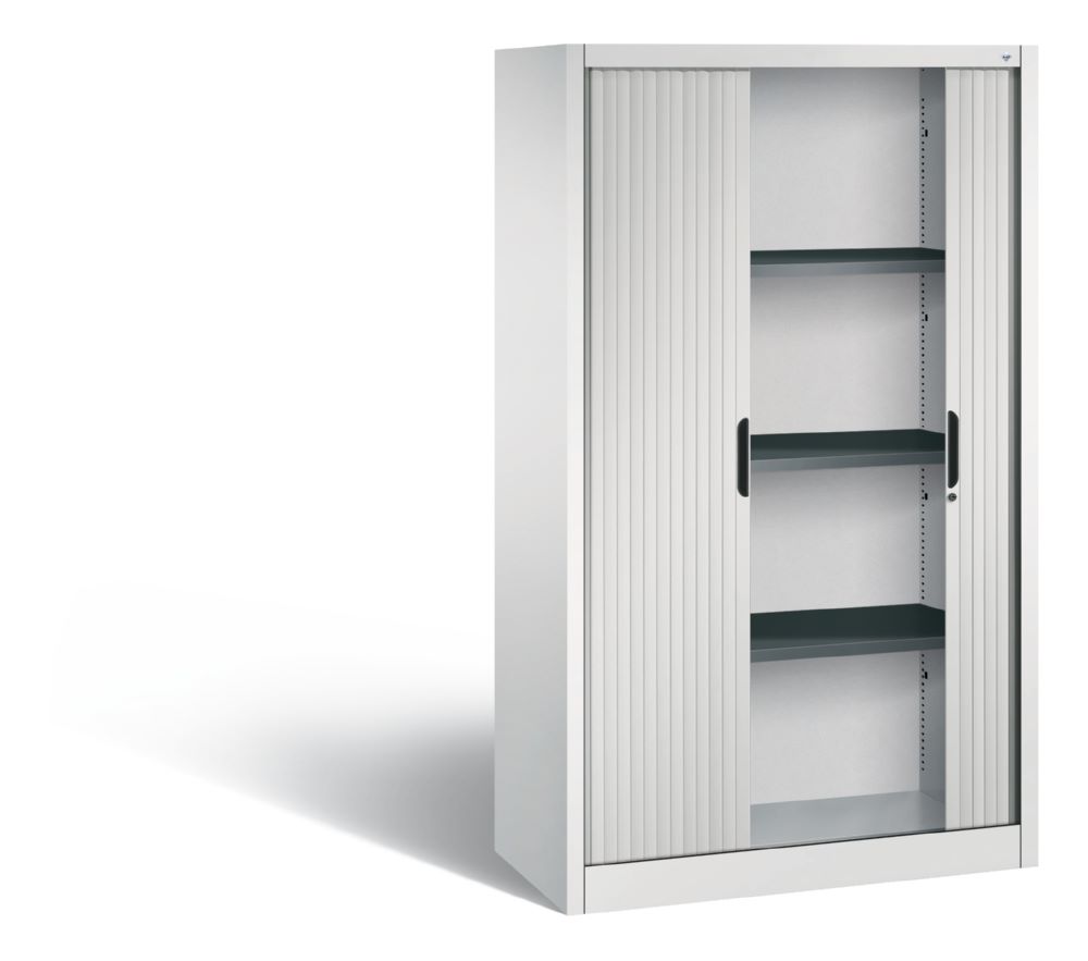 Produktbild C+P Rollladenschrank Omnispace 3 Böden lichtgrau 1000 x 420 x 1660 mm bild 2