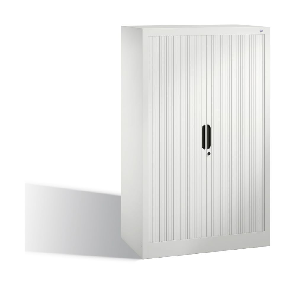 Produktbild C+P Rollladenschrank Omnispace Aluminiumschlossleiste lichtgrau 800 x 420 x 1345 mm
