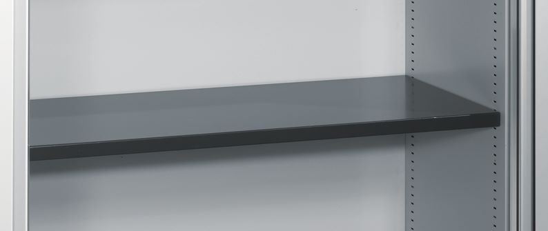 Produktbild C+P Rollladenschrank Omnispace 3 Einlegeböden lichtgrau 1000 x 420 x 1345 mm bild 3