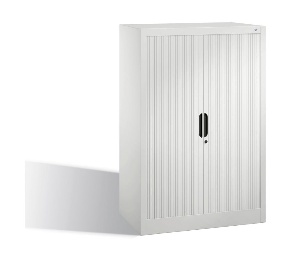 Produktbild C+P Rollladenschrank Omnispace mit 2 Böden lichtgrau 800 x 420 x 1230 mm