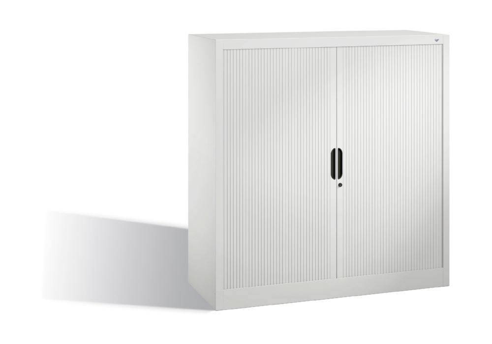Produktbild C+P Rollladenschrank Omnispace mit 2 Fachböden lichtgrau 1200 x 420 x 1230 mm