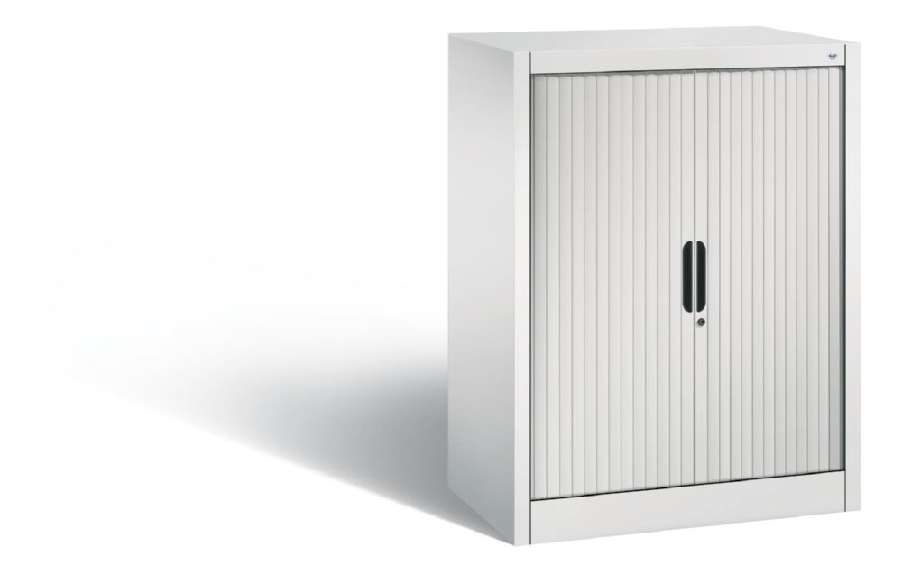 Produktbild C+P Rollladenschrank Omnispace 2 Einlegeböden lichtgrau 800 x 420 x 1030 mm