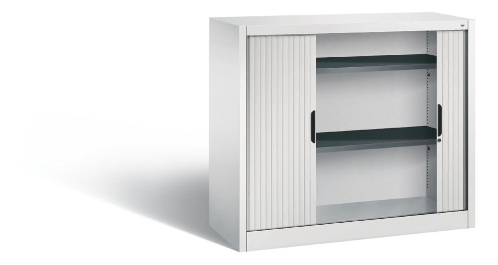 Produktbild C+P Rollladenschrank Omnispace mit Aluminiumschlossleiste grau 1200 x 420 x 1030 mm bild 2