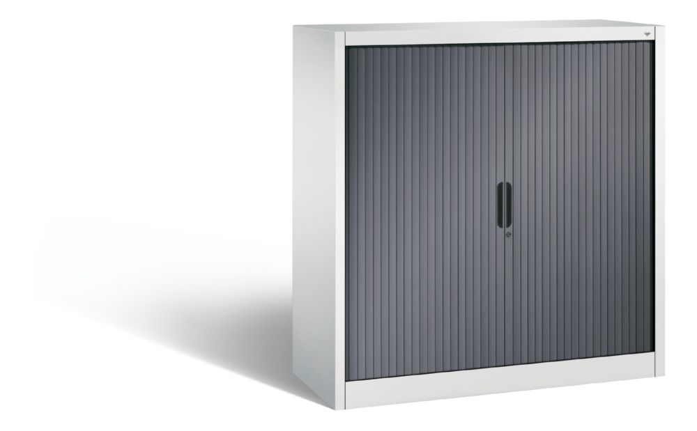 Produktbild C+P Rollladenschrank Omnispace 2 Böden schwarzgrau 1200 x 420 x 1230 mm