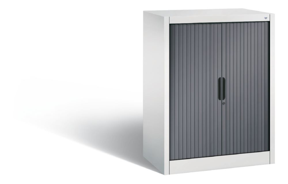 Produktbild C+P Rolladenschrank Omnispace 2 Einlegeböden schwarzgrau 800 x 420 x 1030 mm