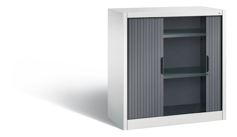Produktbild C+P Rollladenschrank Omnispace als Sideboard schwarzgrau 1000 x 420 x 1030 mm bild 2