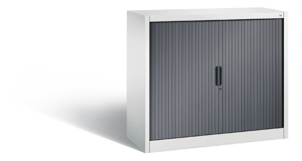 Produktbild C+P Rollladenschrank Omnispace als Sideboard grau schwarzgrau 1200 x 420 x 1030 mm