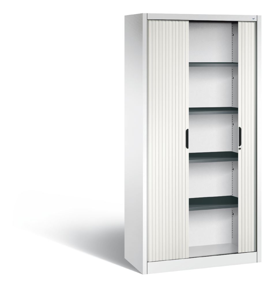 Produktbild C+P Rollladenschrank Omnispace 4 Böden weiß 1000 x 420 x 1980 mm bild 2