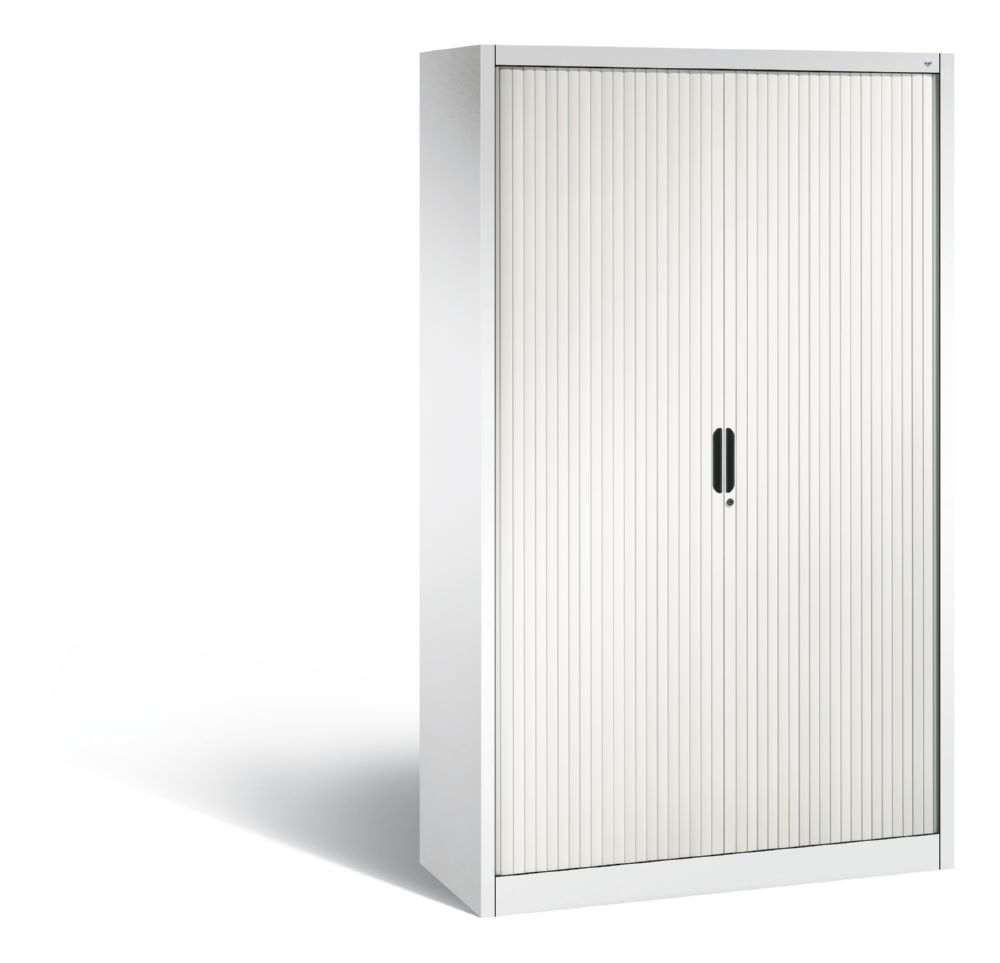 Produktbild C+P Rollladenschrank Omnispace Lamellen in weiß 1200 x 420 x 1980 mm