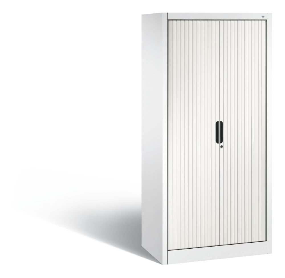 Produktbild C+P Rollladenschrank Omnispace mit Kunststofflamellen weiß 800 x 420 x 1660 mm