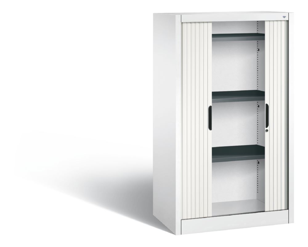 Produktbild C+P Rollladenschrank Omnispace 3 Fachböden mit 50 kg Last weiß 800 x 420 x 1345 mm bild 2