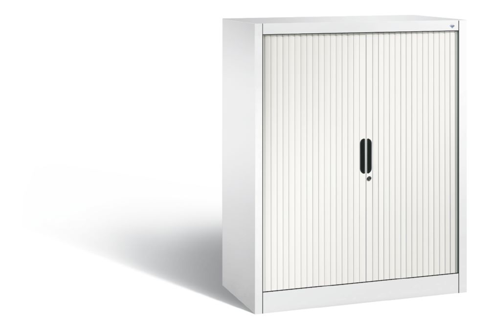 Produktbild C+P Rollladenschrank Omnispace Kunststofflamellen weiß 1000 x 420 x 1230 mm