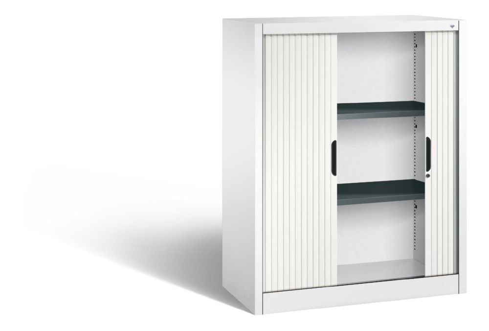 Produktbild C+P Rollladenschrank Omnispace Kunststofflamellen weiß 1000 x 420 x 1230 mm bild 2