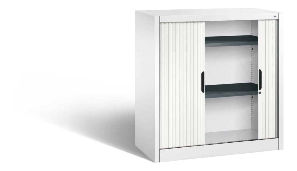 Produktbild C+P Rollladenschrank Omnispace abschließbar weiß 1000 x 420 x 1030 mm bild 2